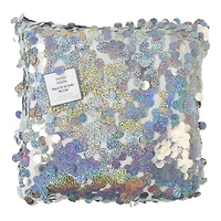 paillette sequin pillow 16in