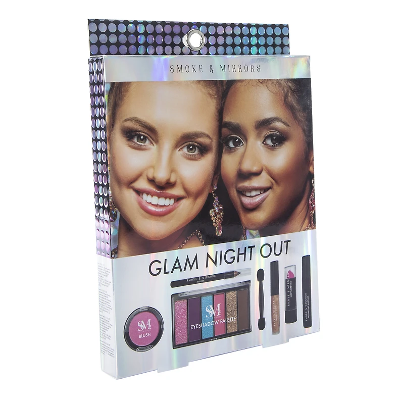 smoke & mirrors glam night out makeup kit 7-count