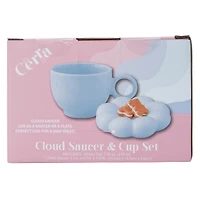cloud saucer & cup set 7.25oz