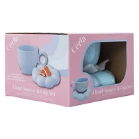 cloud saucer & cup set 7.25oz