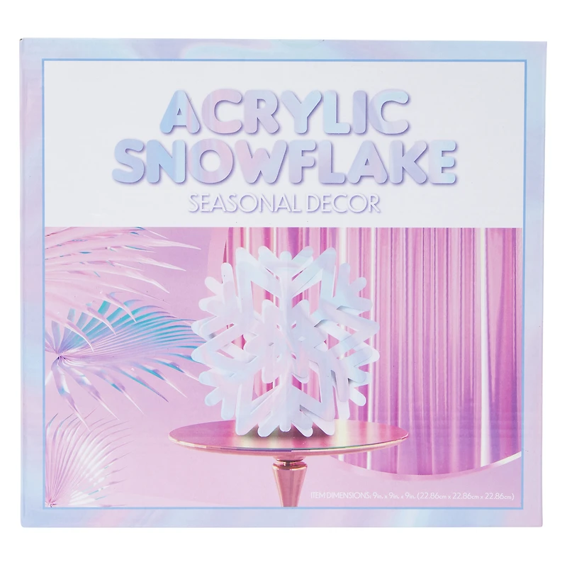 acrylic seasonal tabletop decor