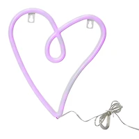 heart LED wall light 7.9in x 8.7in
