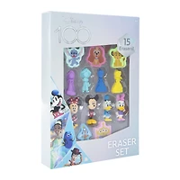 Disney 100 eraser set 15-count