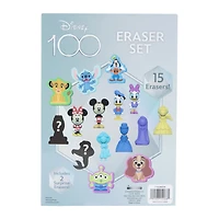 Disney 100 eraser set 15-count