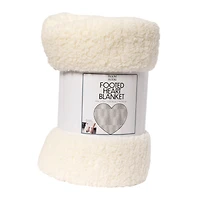 Heart Shaped Blanket With Foot Pocket 64in x 72in