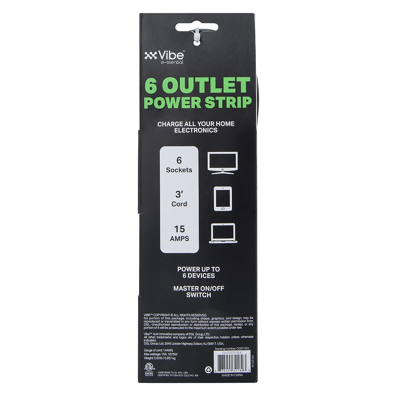 6-Outlet Power Strip