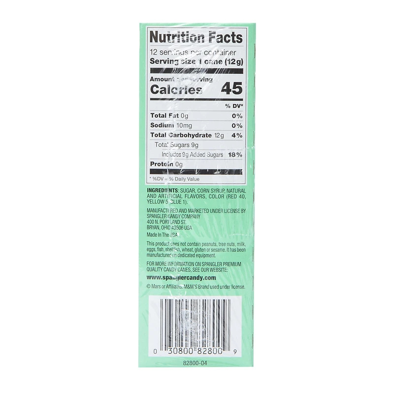 Chocolate & Mint M&M’s® Candy Canes 12-count