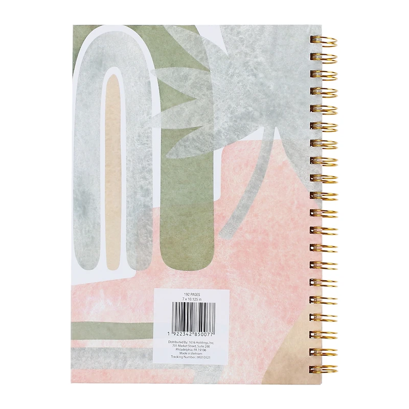 Spiral-Bound Undated Weekly Planner