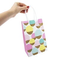 10-count small kraft gift bags 8.35in x 5.2in