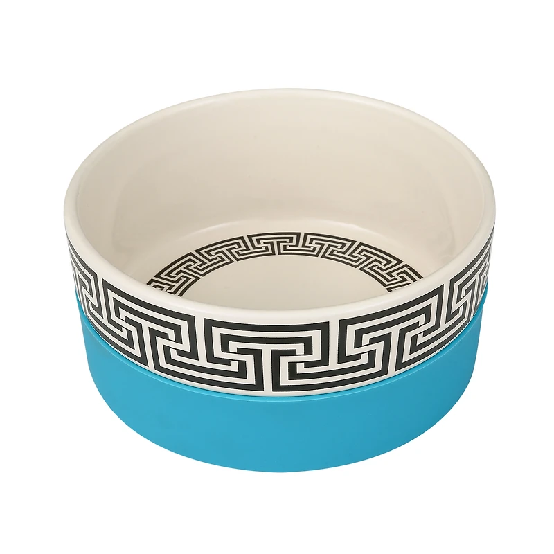 Jonathan Adler™ Greek Key Duo Pet Bowl - Small (1 Cup)