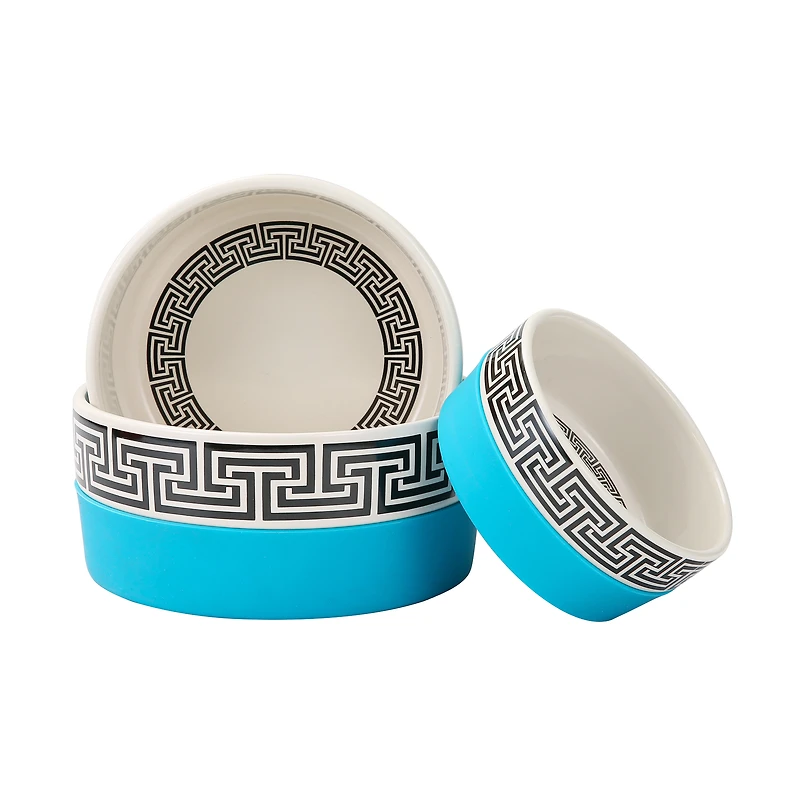 Jonathan Adler™ Greek Key Duo Pet Bowl - Small (1 Cup)