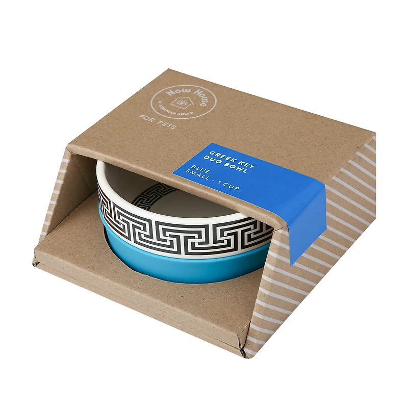 Jonathan Adler™ Greek Key Duo Pet Bowl - Small (1 Cup)