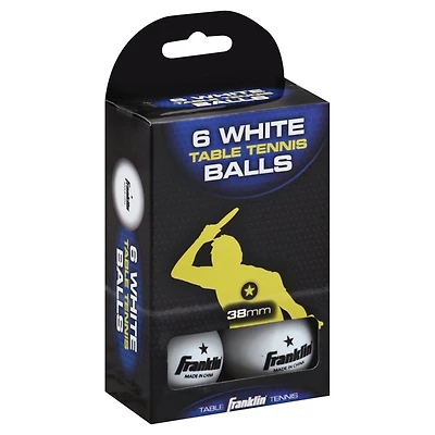 Franklin® 38Mm Ping Pong Balls 6-Pack
