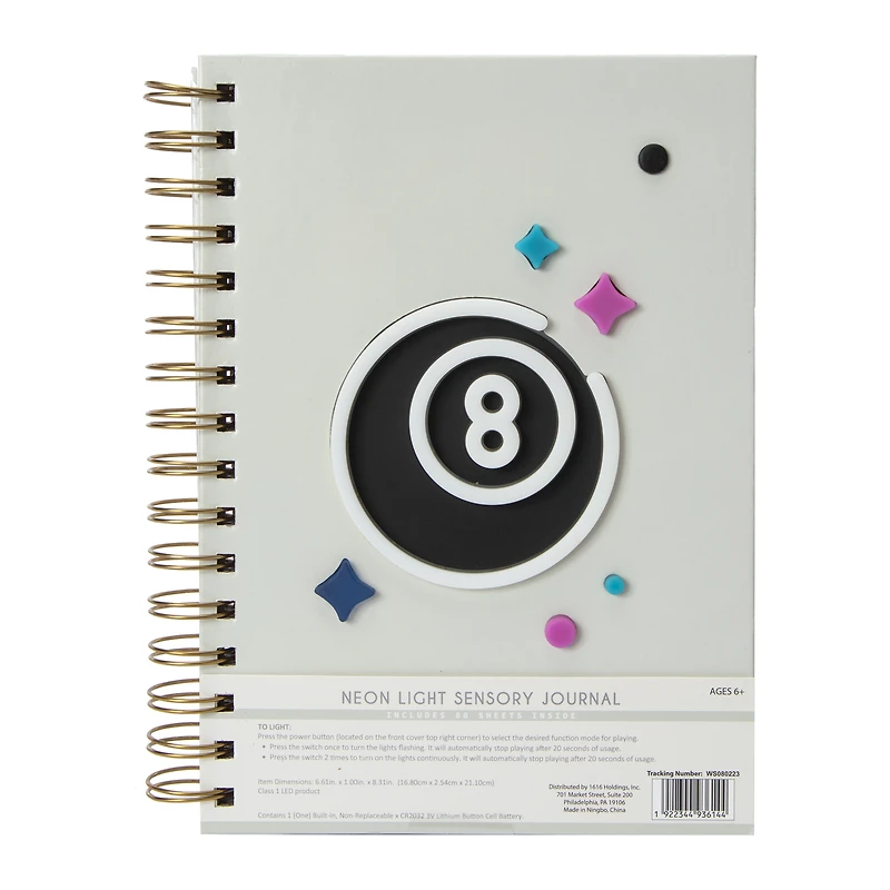 Neon Light LED Sensory Journal
