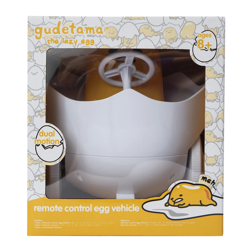 Gudetama™ Remote Control Egg Vehicle