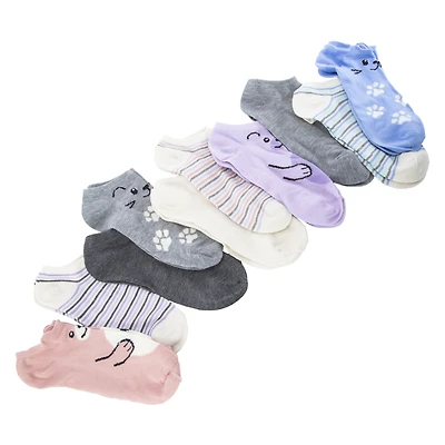 Ladies Animal No-Show socks 10-Pack