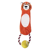 Crinkle Critter & Rope Dog Toy