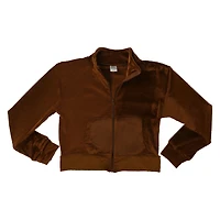 Velour Zip Up Jacket