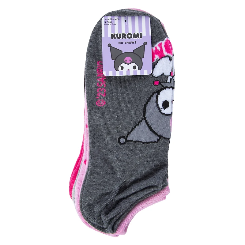 Kuromi Socks - No Show Socks - 5-Pack