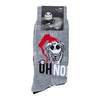 Disney Tim Burton's The Nightmare Before Christmas Mens Crew Socks 2-pack