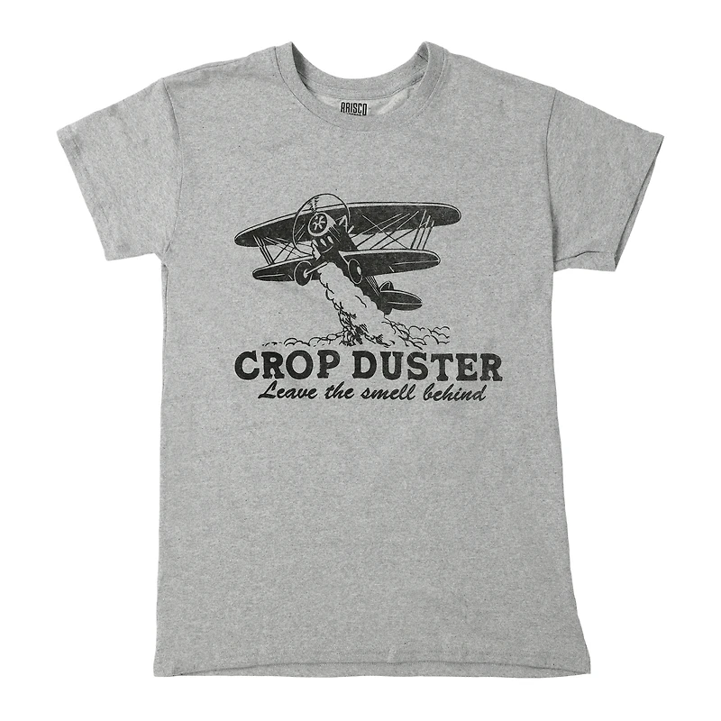 Crop Duster Airplane Graphic Tee