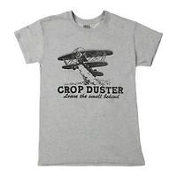 Crop Duster Airplane Graphic Tee