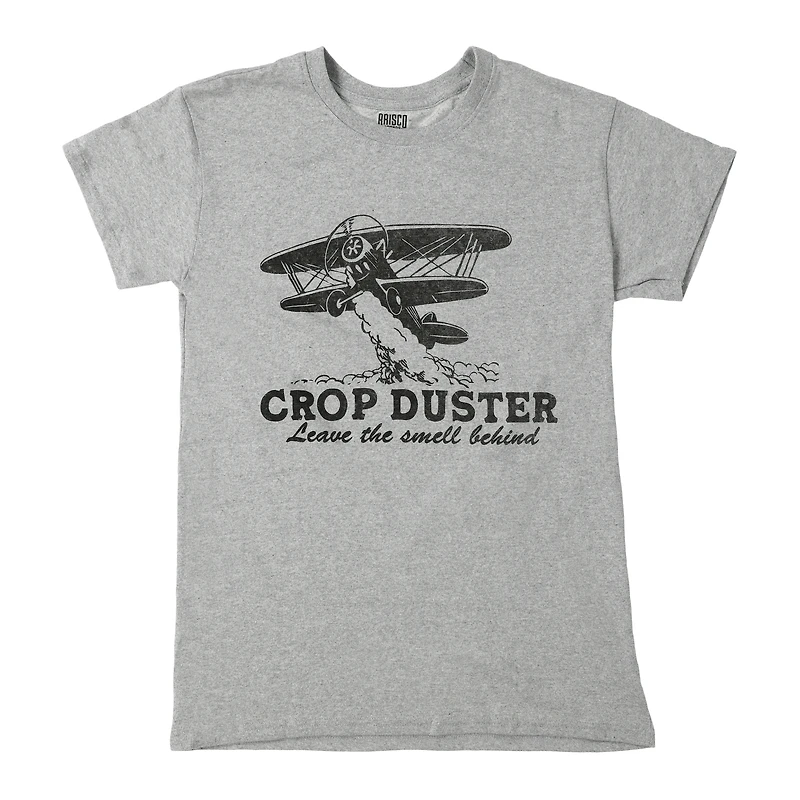 Crop Duster Airplane Graphic Tee