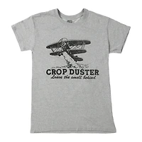 Crop Duster Airplane Graphic Tee