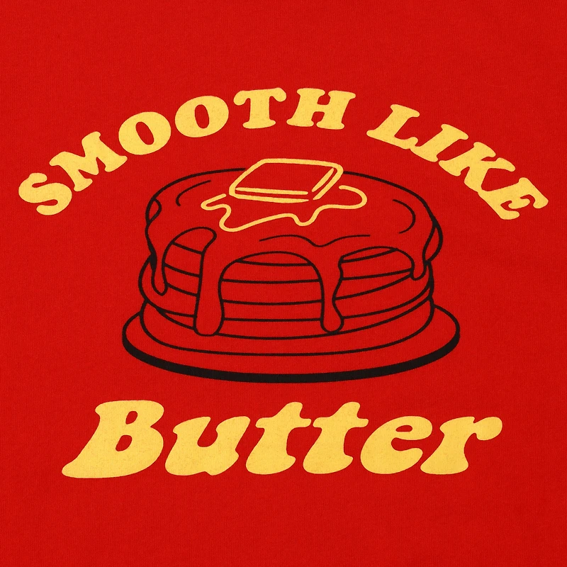 'smooth like butter' retro graphic tee