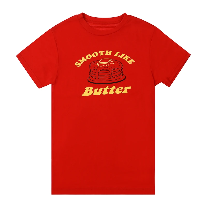 'smooth like butter' retro graphic tee
