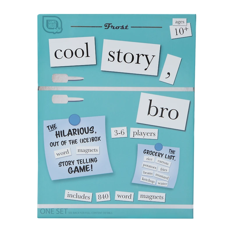 Cool Story, Bro Word Magnet Storytelling Game