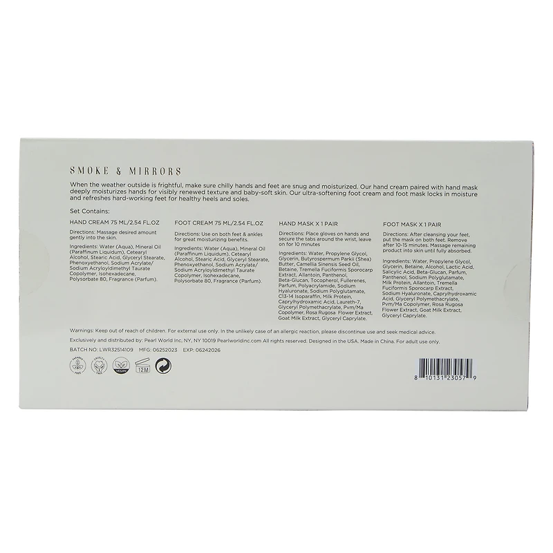 Smoke & Mirrors Hand & Foot Moisturizing Spa Set