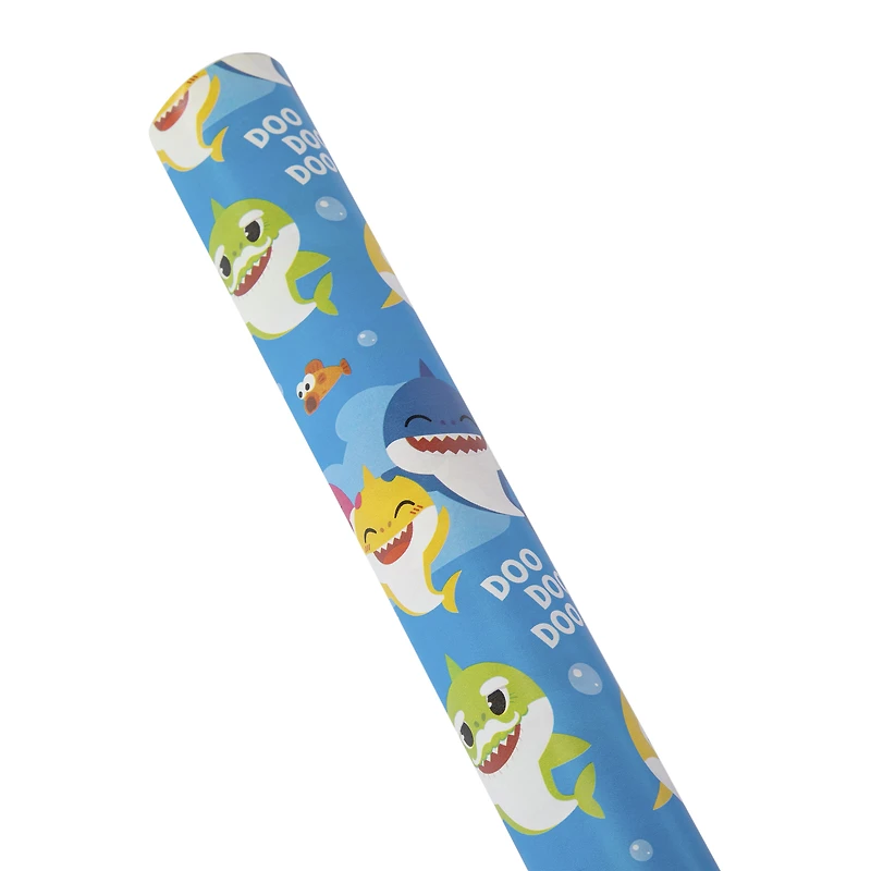 baby shark™ gift wrapping paper 40 sq ft