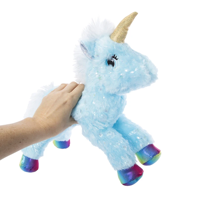 laying unicorn plush 11.5in