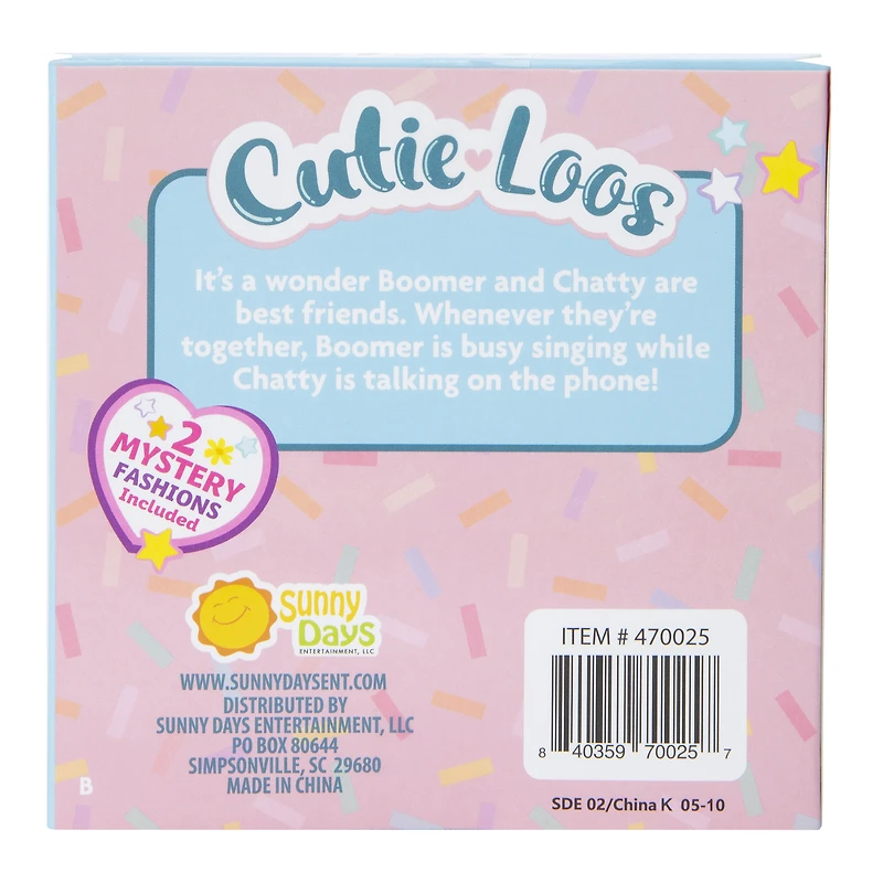 cutie-loos mix 'n match friends 2-count