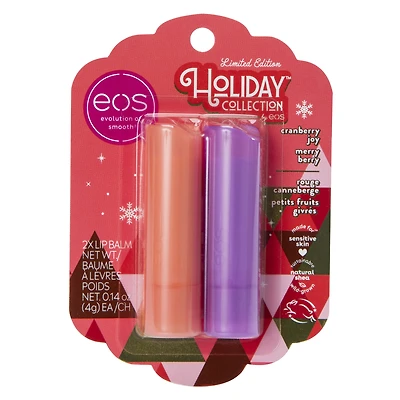 eos® limited edition holiday collection™ lip balm 2-pack