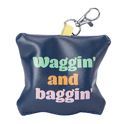 waste bag dispenser with clip & refill roll