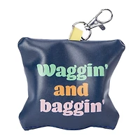 waste bag dispenser with clip & refill roll