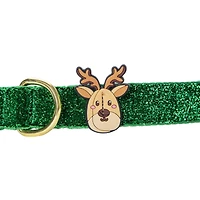 red christmas dog collar