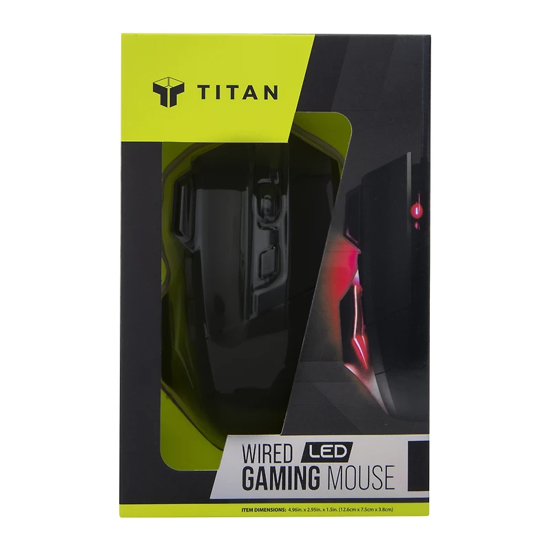 wired LED gaming mouse