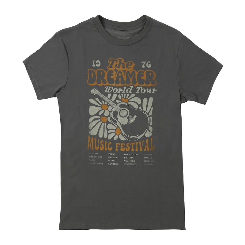 music festival graphic tee