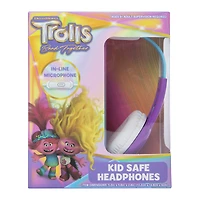 DreamWorks® Trolls™ Kid-Safe Wired Headphones With Mic