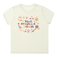 juniors 'your potential is endless' graphic tee