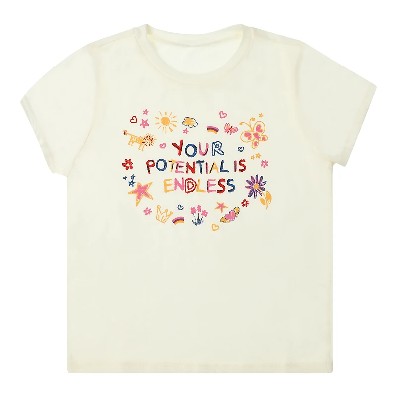 juniors 'your potential is endless' graphic tee