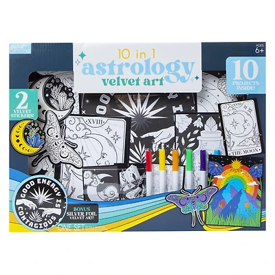 10-in-1 velvet art set