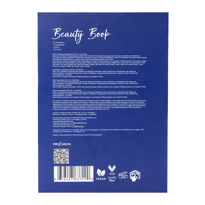 Profusion Eye & Face Beauty Book 28-Piece Set