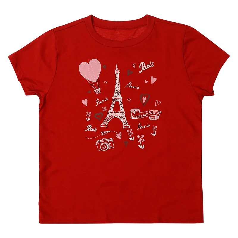 Juniors Paris Graphic Tee