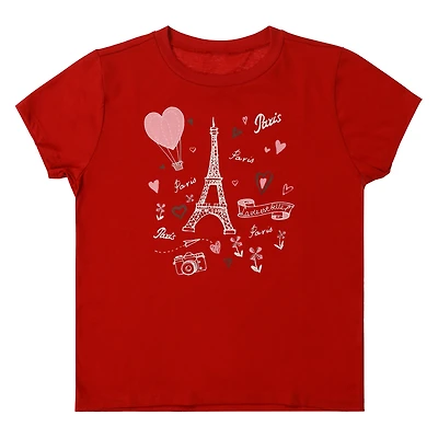 Juniors Paris Graphic Tee