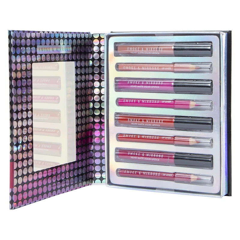 Smoke & Mirrors Infused Lip Kit 8-Piece
