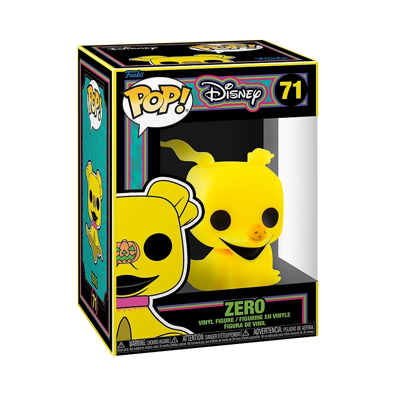 Funko Pop! The Nightmare Before Christmas Blacklight Zero Vinyl Figure